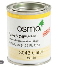 Olio Osmo Polyx Finitura Legno Naturale 125ml Durevole Resistente all'Acqua Non Tossico