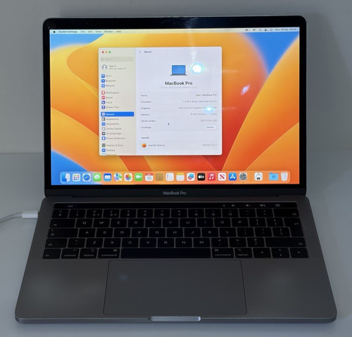 Apple macbook pro 2019 con - pro, 1,4