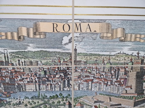 Cartografia roma 122x52 - cartografia, 122x52,5