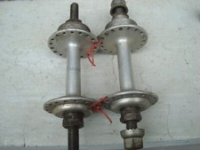 Coppia mozzi posteriori SUZZI, biciclette epoca, alluminio, 36 fori