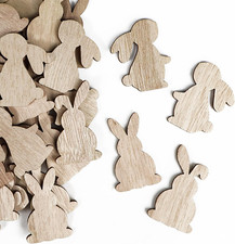 60Pz Coniglietti in Legno