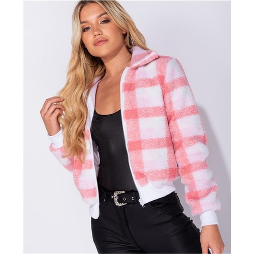Quadri donna blusa giacca in - a,