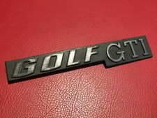 VOLKSWAGEN VW GOLF GTI LOGO SIGLA EMBLEMA FREGIO STEMMA SCRITTA TARGHETTA BADGE