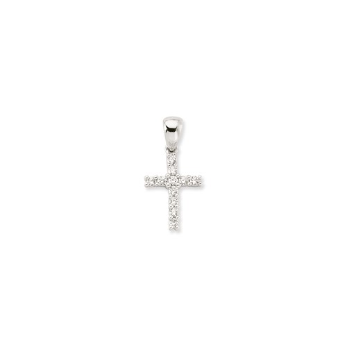 Ciondolo croce argento
