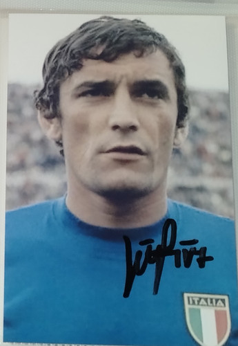 Autografo luigi gigi riva foto - autografo,