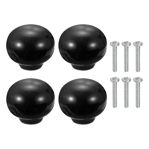 Vintage round black drawer - 4,