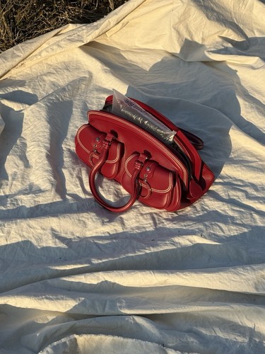 Borsa rossa vintage christian - borsa,
