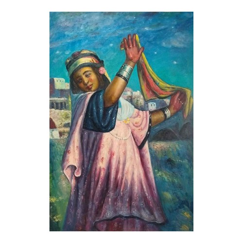 Quadro olio tela danzatrice - quadro, su