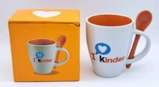 TAZZA IN CERAMICA PUBBLICITARIA KINDER-MUG CUP TASSES TASSEN TAZAS-CON SCATOLA