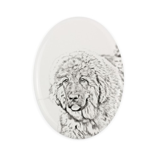 Mastino tibetano lapide con