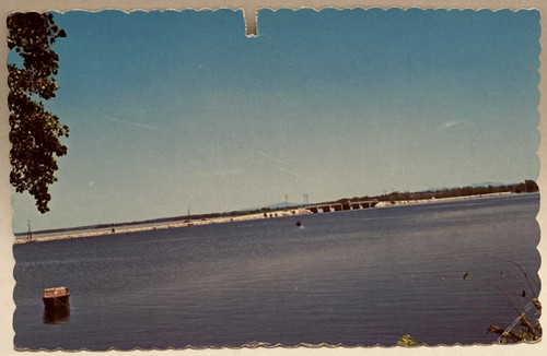 Lake champlain bridge at - lake,
