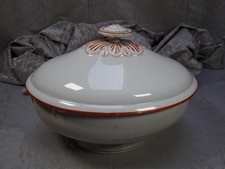 Zuppiera in ceramica ovale con