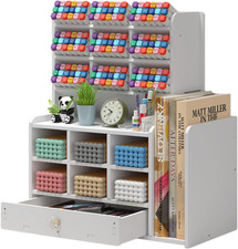 Porta Penne per Scrivania,Cancelleria Da Scrivania,Organizer Da Scrivania Con Ca