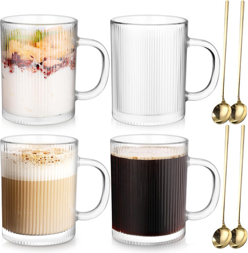 Tazze colazione con - con, cucchiaio