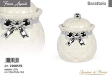 Barattolo Linea Fiocco Argento