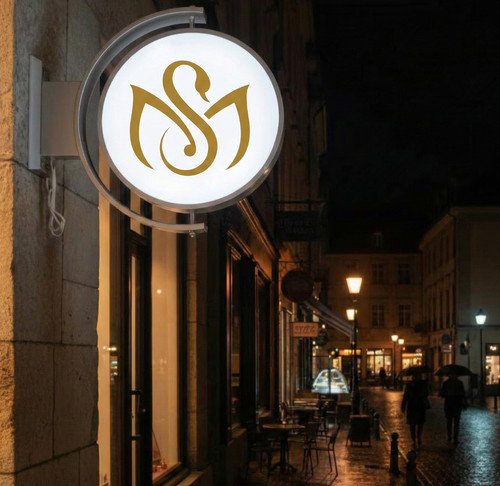 Insegna luminosa rotante - insegna,