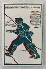 CARTOLINA REGGIMENTALI RSI 68 FANTERIA CORPO LIBERAZIONE 1944 CORRIDONI BOERI