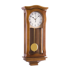 219 Orologio a pendolo da parete in legno radiocontrollato suoneria wenstminster