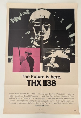 Thx 1138 poster vintage - thx,