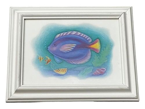 Stampa pesce tropicale - stampa, cornice