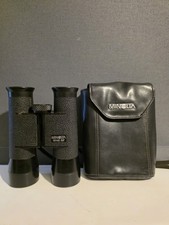 Minolta 10x40 5,6° binocolo M5828 con borsa in pelle