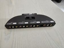 AUDIO-VIDEO COMMUTATORE  RCA-YC ,4 ingressi RCA UNA USCITA RCA-YC COMMUTABILI