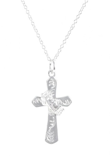 Massiccio collana donna croce - collana,