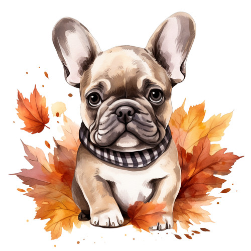 Bulldog francese cane auto