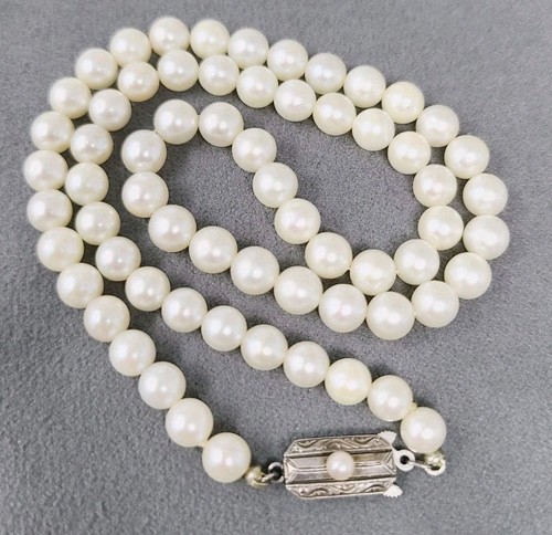 Collana perle akoya vintage - perle,