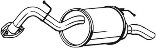 Silenziatore terminale 228 001 - silenziatore, 228-001