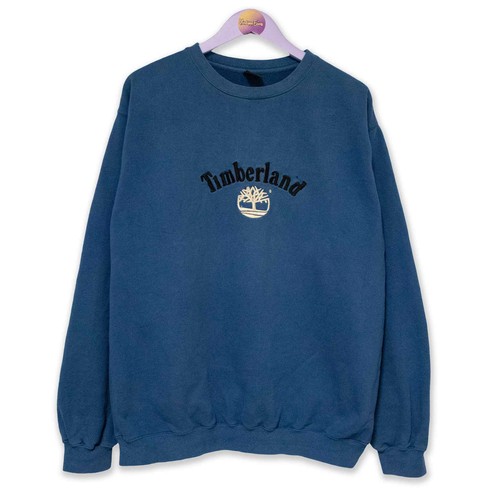 Felpa timberland vintage blu - vintage, a