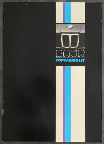 Brochure vendita auto bmw - vendita, baur