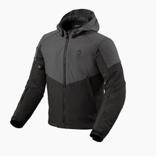 Giacca moto Rev'it Afterburn h2o nero grigio TG XXL jacket waterproof invernale