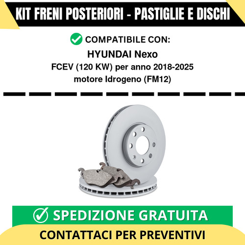 Kit freni posteriori per - posteriori,