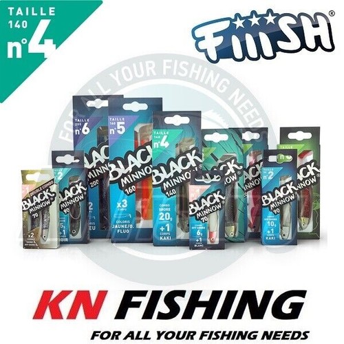 Fiiish black minnow 140mm - black,