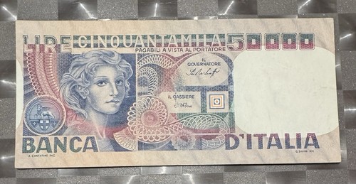 50000 lire volto - 50000,
