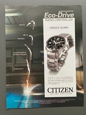 Citizen AS4030-59E Eco-Drive Titanium 2006 Vintage Watch Pubblicità Pubblicità