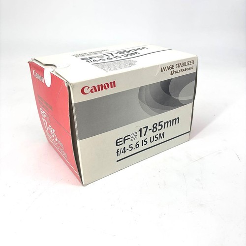 Canon 85 is - 17-85, usm