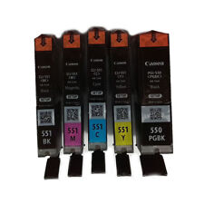 5 cartucce ORIGINALI CANON PGI-550 / CLI-551 KIT COMPLETO per Canon Pixma iP8750