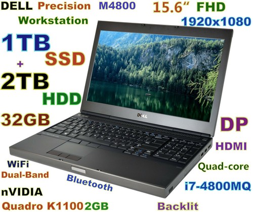 Workstation dell m4800 - workstation, i7-quad