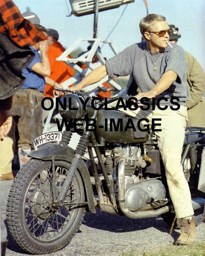 1963 steve mcqueen - steve, triumph