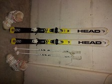 Sci usati Head 147cm - Scarponi Head 26-26.5 - Bastoncini 110cm