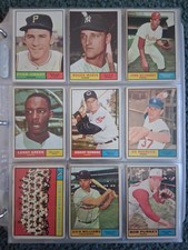 LOTTO SET TOPPS BASEBALL 1961