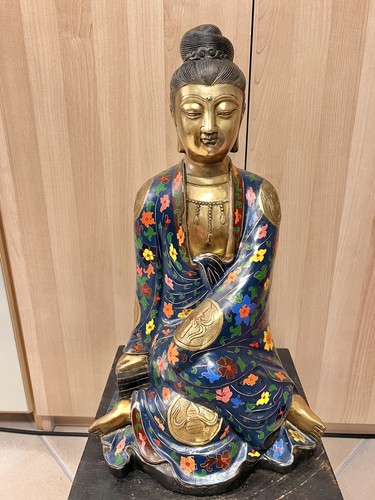 Eccezionale statua bronzo - in,