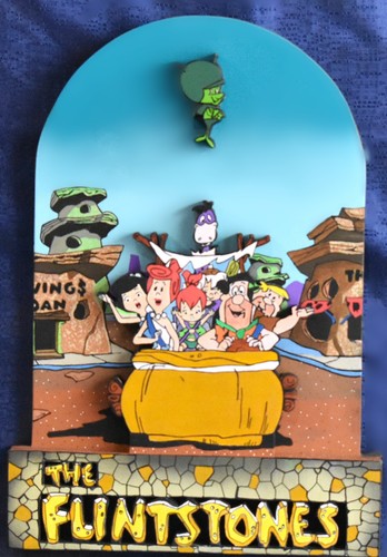 Diorama legno fatto a - in, 3d