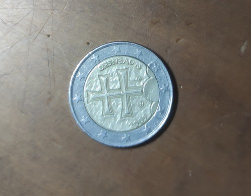 Moneta euro rara - da, 2