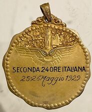 MOTO CLUB LOMBARDO MED. PREMIO ARGENTO DORATO IIa 24 ORE ITALIANA A.VII° 1929