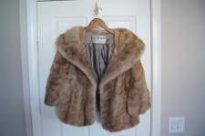 Stola pelliccia visone miele