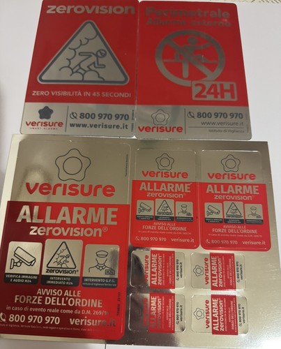 Verisure italia 7 sticker - italia,