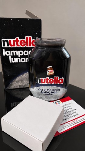 Lampada barattolo nutella - barattolo,